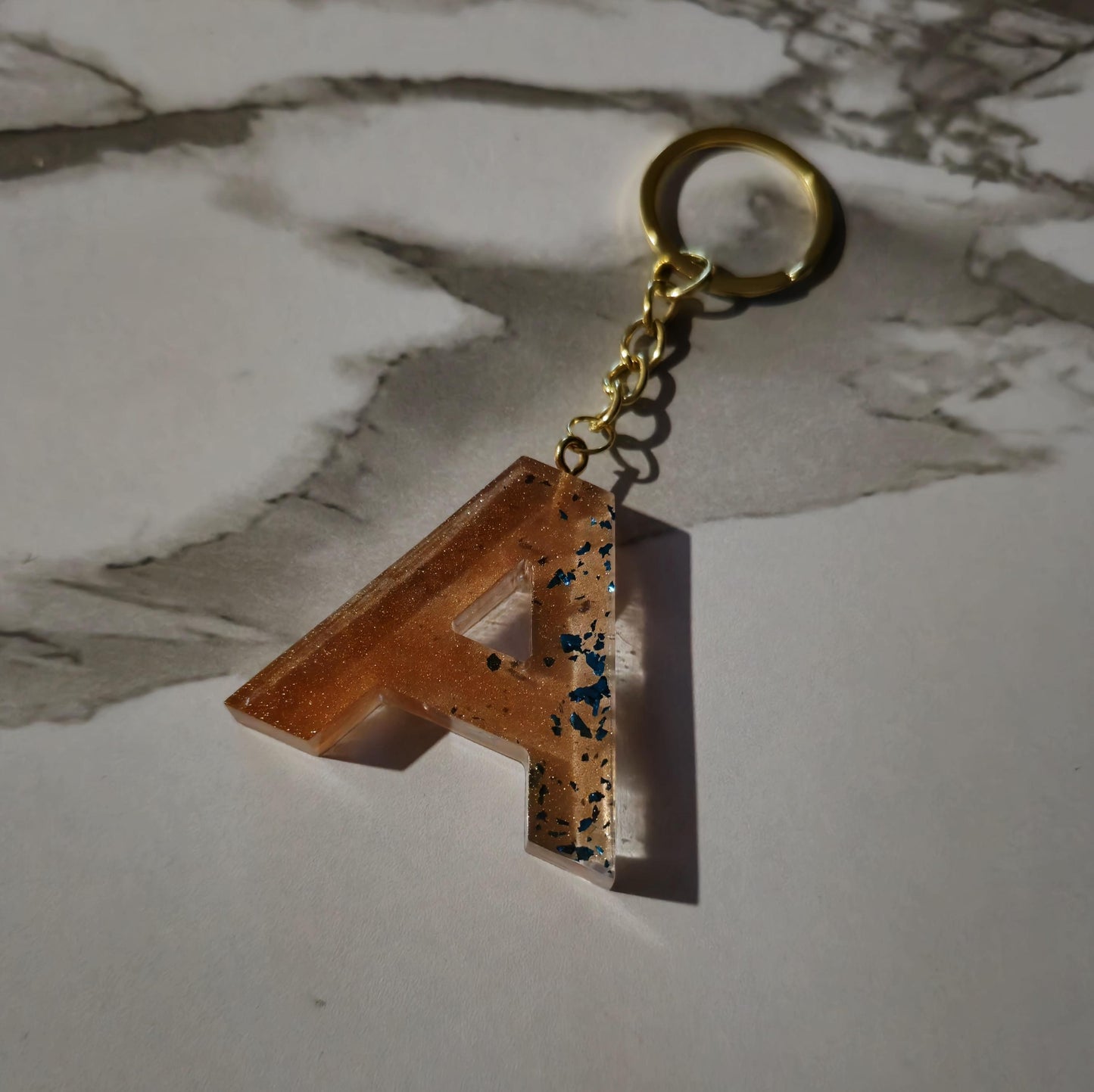 Resin Crafts keychain Alphabet A to Z