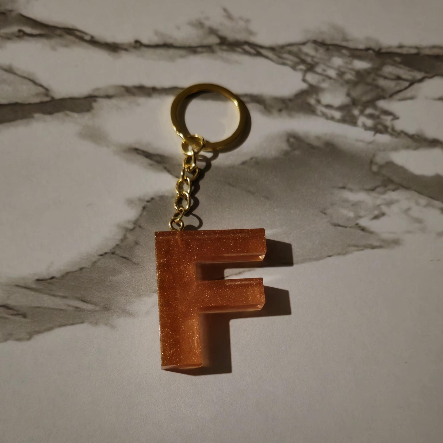 Resin Crafts keychain Alphabet A to Z