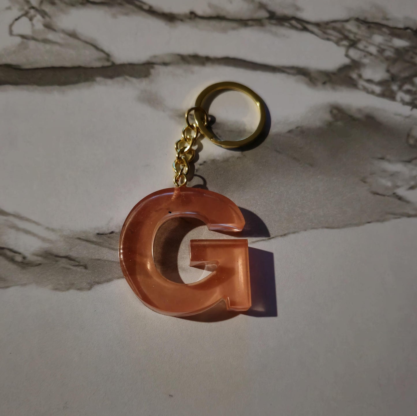 Resin Crafts keychain Alphabet A to Z